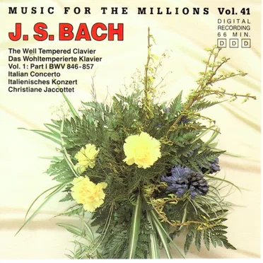 The Well Tempered Clavier Vol 1: Part I BWV 846-857, Italian Concerto