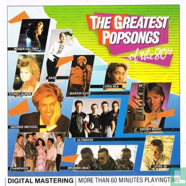 The Greatest Popsongs of the 80's by Various Artists - album cover