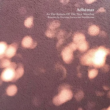 As the Return of the Nice Weather by Adhémar - album cover