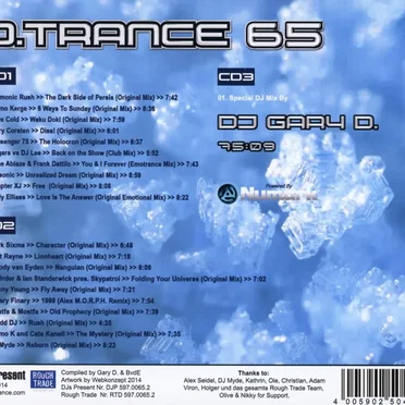 Gary D. Presents D.Trance 65 by Various Artists - album cover