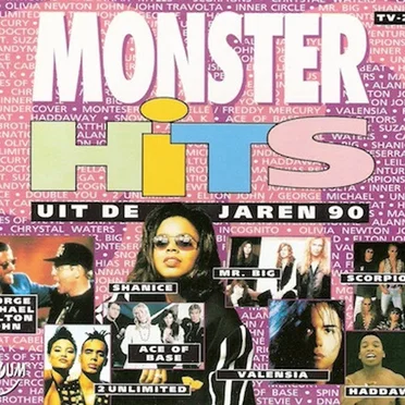 Monster Hits uit de jaren 90 by Various Artists - album cover