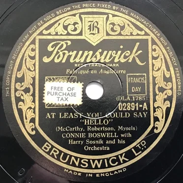 At Least You Could Say "Hello" / Stra-Va-Na-Da