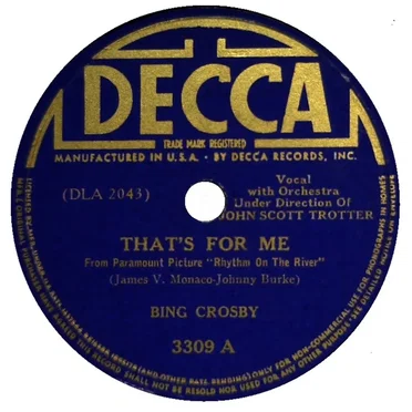 That’s for Me / Rhythm on the River