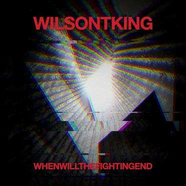 When Will The Fighting End by Wilson T King - album cover