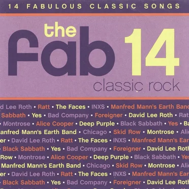 The Fab 14: Classic Rock by Various Artists - album cover