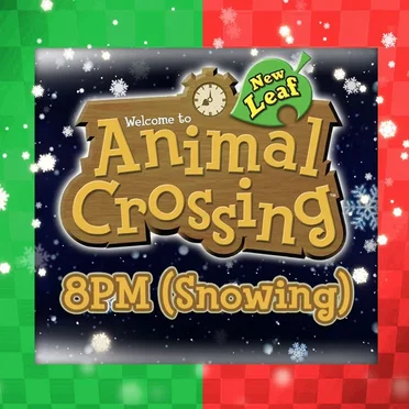 Animal Crossing: New Leaf: 8 PM (Snowing)