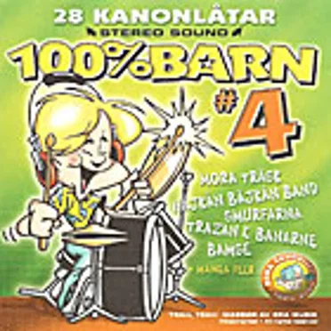 100% barn, volym 4 by Various Artists - album cover