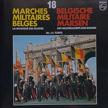 18 marches militaires belges by La Musique des Guides - album cover