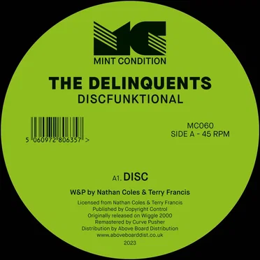 Discfunktional by The Delinquents - album cover
