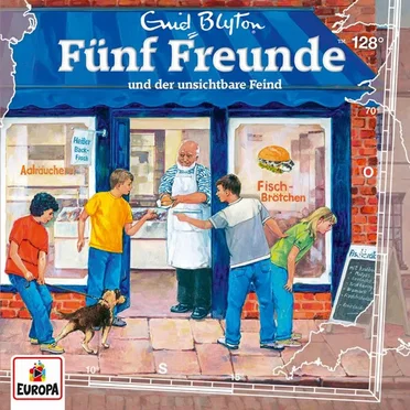Fünf Freunde, Episode 128: und der unsichtbare Feind by Enid Blyton - album cover
