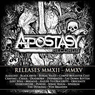 Apostasy Records Releases MMXII - MMXV by Various Artists - album cover