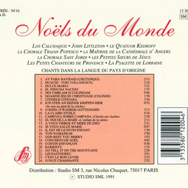 Noëls du Monde by Various Artists - album cover