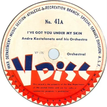 I’ve Got You Under My Skin / La golindrina / Mexican Hat Dance