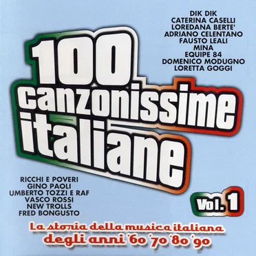 100 canzonissime italiane, Vol. 1 by Various Artists - album cover