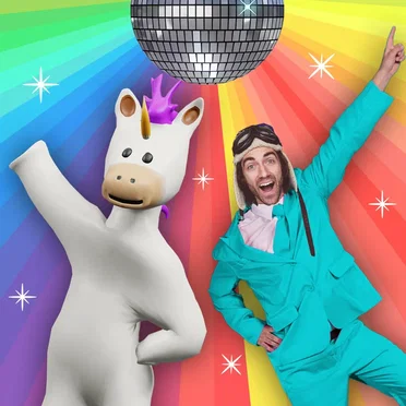 Rainbow Disco Unicorn