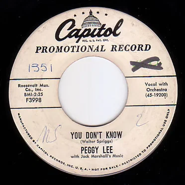 Fever / You Don't Know