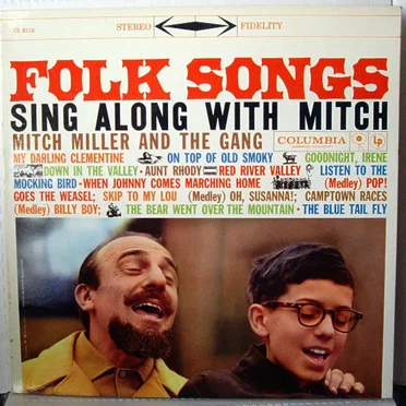 Folk Songs Sing Along With Mitch by Mitch Miller and the Gang - album cover