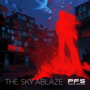 The Sky Ablaze by Purple Fog Side - album cover