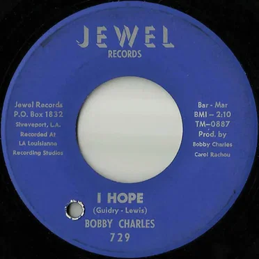 I Hope by Bobby Charles - album cover