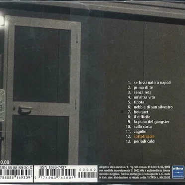 Sottotraccia by Fabrizio Bentivoglio - album cover