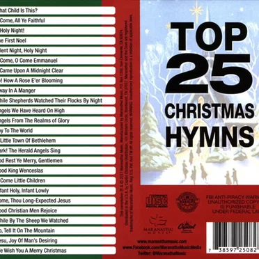 Top 25 Christmas Hymns