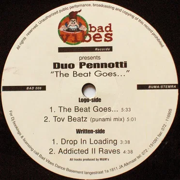 The Beat Goes... by Duo Pennotti - album cover