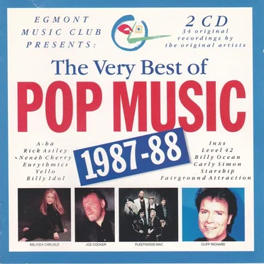 The Very Best of Pop Music 1987-88 by Various Artists - album cover