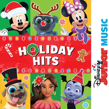 Disney Junior Music Holiday Hits by Various Artists - album cover