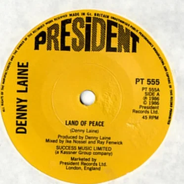 Land of Peace by Denny Laine - album cover