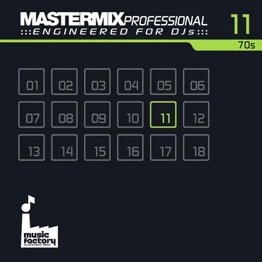 Mastermix Professional Engineered for DJs 11: 70s by Various Artists - album cover