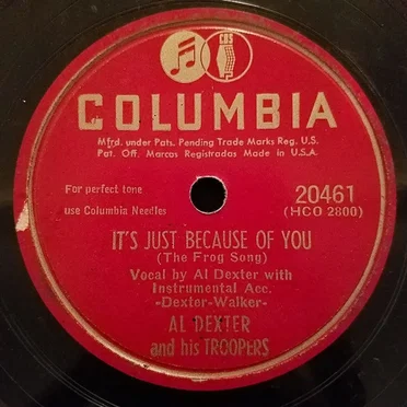 It's Just Because of You (The Frog Song) / I Cry When I'm Blue