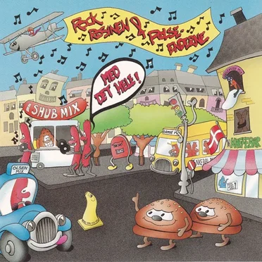 Med Det Hele by Rockrosinen & Pølseenderne - album cover