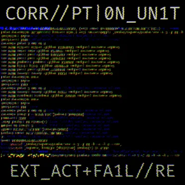 EXT_ACT+FA1L//RE by CORR//PT|0N_UN1T - album cover