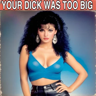 Your Dick Was Too Big
