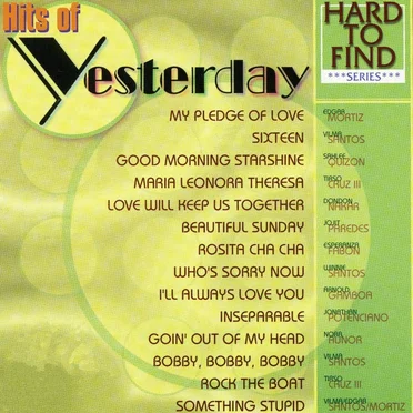 Hard to Find Series: Hits of Yesterday by Various Artists - album cover