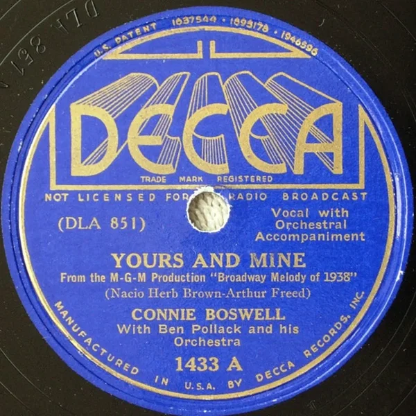 Yours and Mine / Am I in Love?