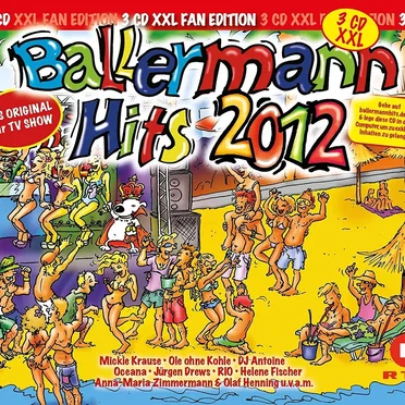 Ballermann Hits 2012 by Various Artists - album cover