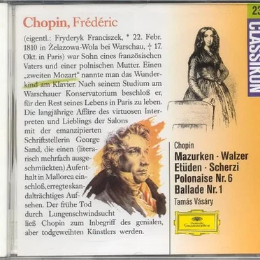 Mazurkas / Waltzes / Scherzi / Polonaise no. 6 / Ballade no. 1