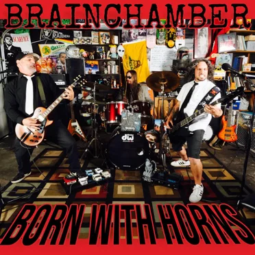Born With Horns by BRAINCHAMBER - album cover