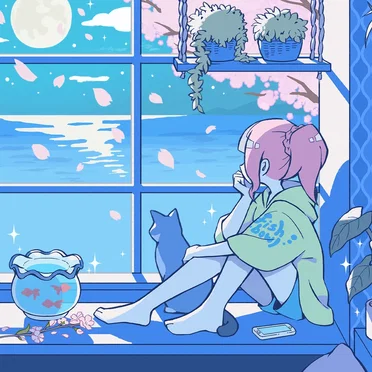 夜桜