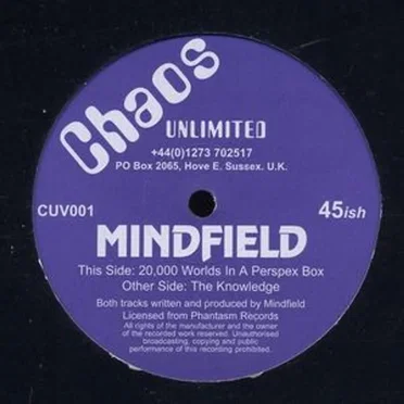 20,000 Worlds in a Perspex Box / The Knowledge by Mindfield - album cover