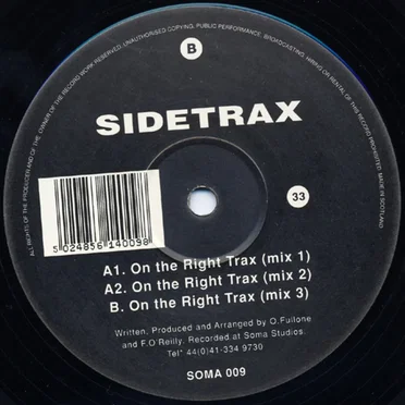 On the Right Trax by Sidetrax - album cover