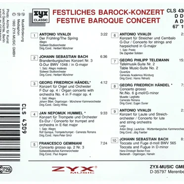 Festliches Barock-Konzert by Various Artists - album cover