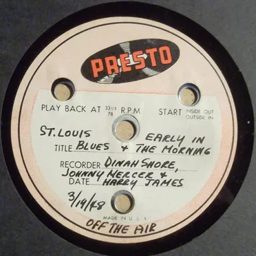 St. Louis Blues - Early in the Morning / What Will I Do