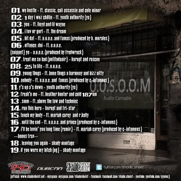Out of Sight Out of Mind: Canada Edition (The First Official WorldTape) by Shade Sheist - album cover