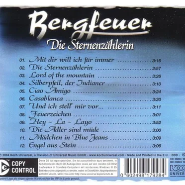 Die Sternenzählerin by Bergfeuer - album cover