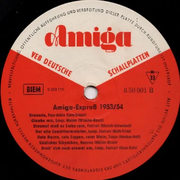 Amiga-Express 1953/54 Spitzenschlager des Jahres by Various Artists - album cover