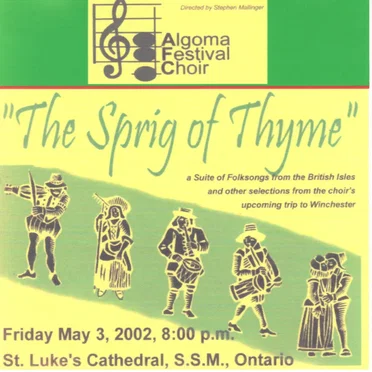 The Sprig of Thyme by Algoma Festival Choir - album cover