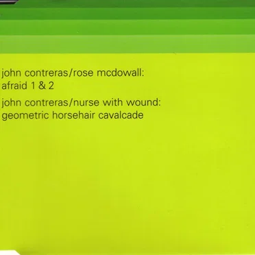 Afraid / Geometric Horsehair Cavalcade