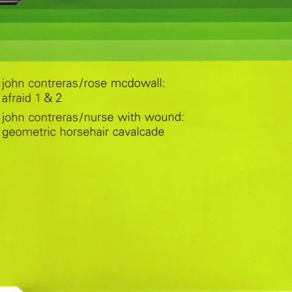 Afraid / Geometric Horsehair Cavalcade